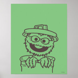 Sesame Street Oscar the Grouch ポスター