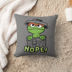 Sesame Street Oscar the Grouch Nope! クッション