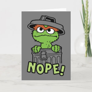 Sesame Street   Oscar the Grouch Nope! シーズンカード