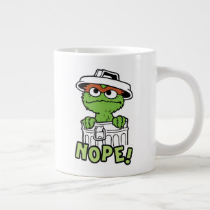 Sesame Street Oscar the Grouch Nope! ジャンボコーヒーマグカップ