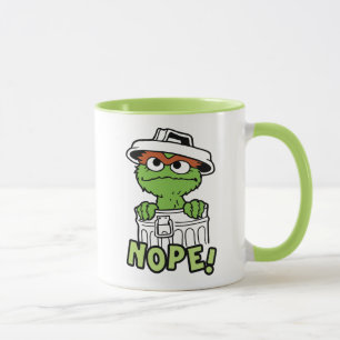 Sesame Street   Oscar the Grouch Nope! マグカップ