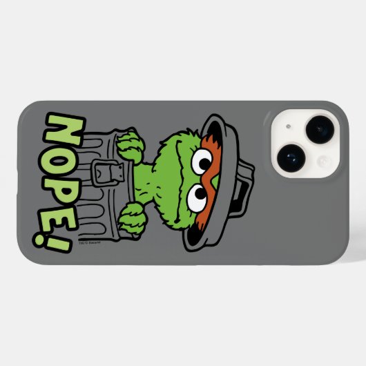 Sesame Street | Oscar the Grouch Nope! Case-Mate iPhoneケース (裏面 (横))