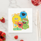 Sesame Street Pals スタンダードランチョンナプキン (インサイチュ)