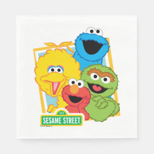 Sesame Street Pals スタンダードランチョンナプキン