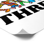 Sesame Street Pals 3rd Birthday Balloons Toddler  ポスター (角)