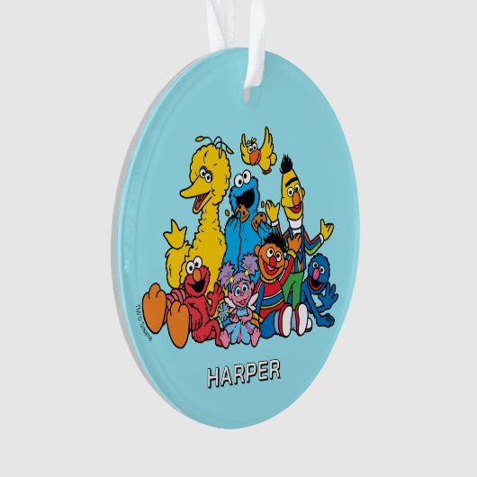 Sesame Street Pals | Customized Name & Photo オーナメント (正面)