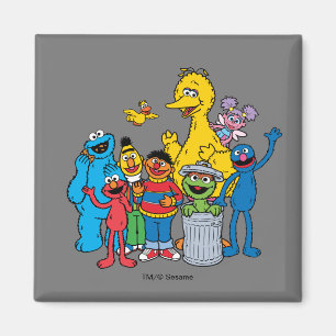 Sesame Street Pals Waving マグネット