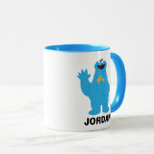 Sesame Street | Personalized Cookie Monster マグカップ (正面右)