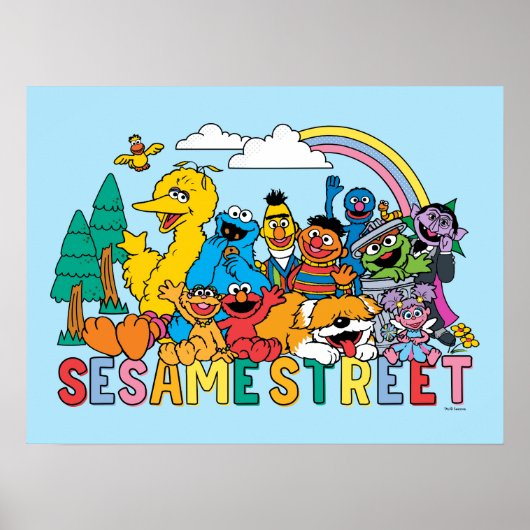 Sesame Street | Rainbow Wave ポスター (正面)
