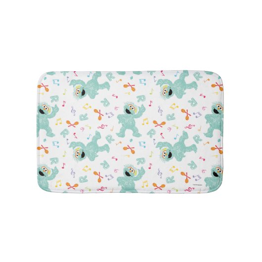 Sesame Street | Rosita Music Scribble Pattern バスマット (正面)