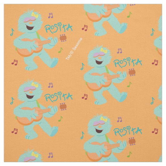 Sesame Street | Rosita Playing Guitar ファブリック (見本)