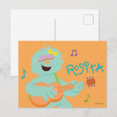 Sesame Street | Rosita Playing Guitar ポストカード (正面/裏面)