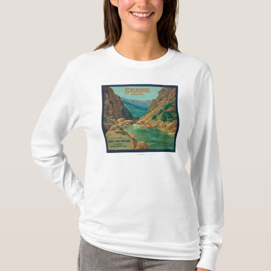 SespeオレンジLabelFillmore、カリフォルニア Tシャツ (正面)