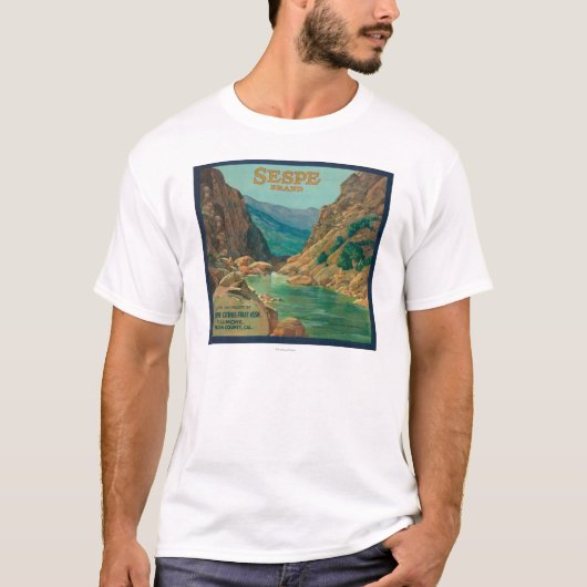 SespeオレンジLabelFillmore、カリフォルニア Tシャツ (正面)