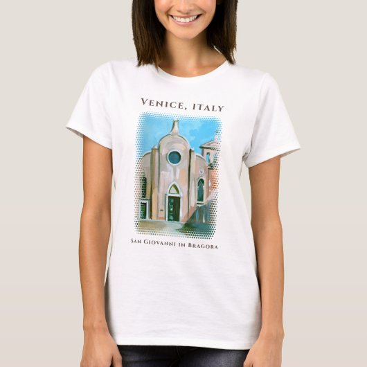 Sestiere Castello – ヴェネツィア、イタリアTシャツ Tシャツ (正面)