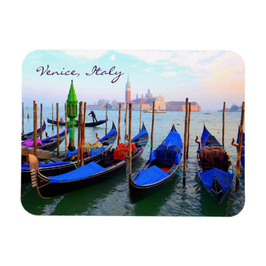 Sestiere San Marcoから見たジュデッカ運河 マグネット (横)