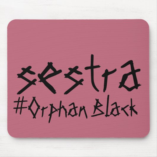 Sestra #Orphan Black from tv show マウスパッド (正面)