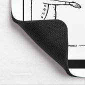 Sestriの高齢者がありました マウスパッド (コーナー)