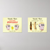 Set 14 x 11 Art Prints Movie Theater Concession  (正面)