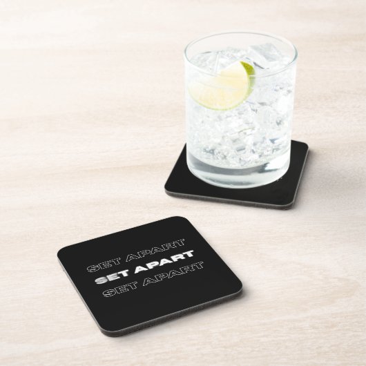 Set Apart Coaster – Christian Home Décor コースター (右側)