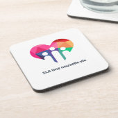 Set de 6 dessous de verre en grey pour l’apéro コースター (左側)