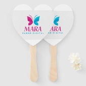 Set de Abanicos Sabor Digital Mara ハンドファン (正面&裏面)