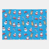 Set de hojas de papel de regalo ラッピングペーパーシート (正面3)