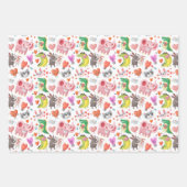 Set de hojas de papel de regalo ラッピングペーパーシート (正面2)