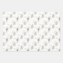 Set de hojas de papel de regalo ラッピングペーパーシート