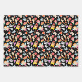 Set de hojas de papel de regalo ラッピングペーパーシート (正面3)