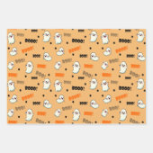 Set de hojas de papel de regalo Booo! ラッピングペーパーシート (正面3)