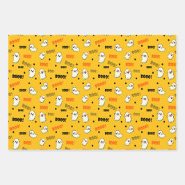 Set de hojas de papel de regalo Booo! ラッピングペーパーシート