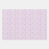 Set de hojas de papel de regalo festivas ラッピングペーパーシート (正面2)