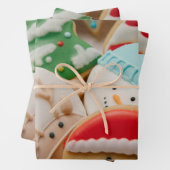 Set de hojas de papel de regalo Navidad ラッピングペーパーシート (インサイチュ)
