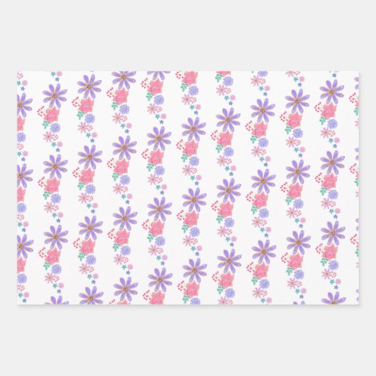 Set de hojas papel regal Primera Comunión CECILIA ラッピングペーパーシート (正面)