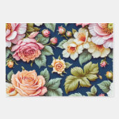  Set de papel para envolver regalos ラッピングペーパーシート (正面3)