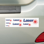 Set de Stickers Laser n°1 バンパーステッカー (車上)