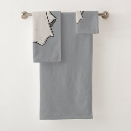 Set de Toallas con Fantasma Aesthetic バスタオルセット