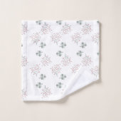 Set de toallas con hojas y ramilletes primav バスタオルセット (ウォッシュタオル)