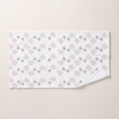 Set de toallas con hojas y ramilletes primav バスタオルセット (ハンドタオル)