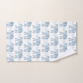 Set de toallas Elefante Mandala Azul バスタオルセット (ハンドタオル)