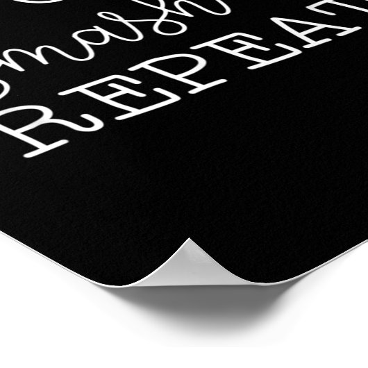 Set Goal Smash It Repeat Motivational Goal Setting ポスター (角)