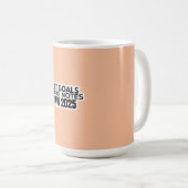 Set Goals. Take Notes. 2025 Mug コーヒーマグカップ (正面右)
