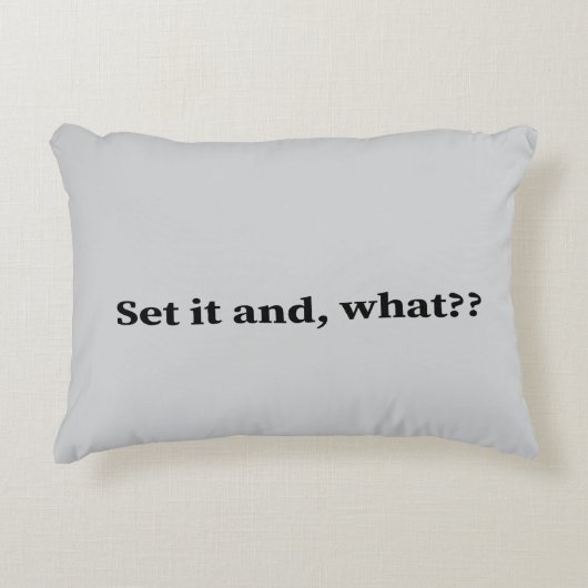 Set it and, what? アクセントクッション (正面)