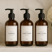 Set of 12 Personalized Waterproof Household Labels シール