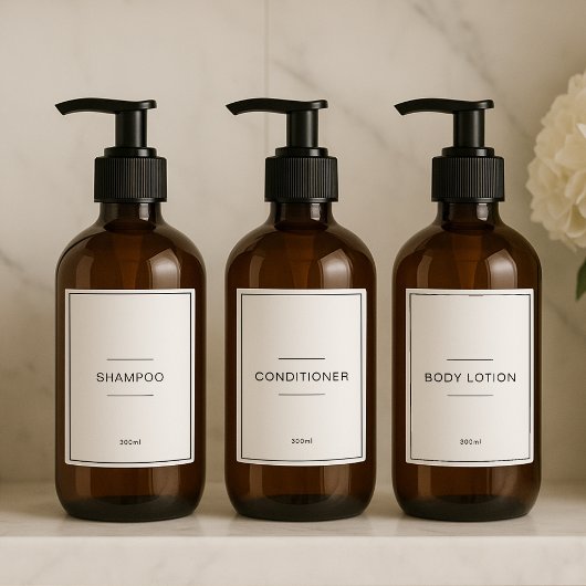 Set of 12 Personalized Waterproof Household Labels シール