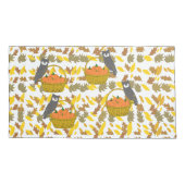 Set of 2 Autumn  Pumpkins Fall Pillow Cases / Sham 枕カバー (裏面-左)