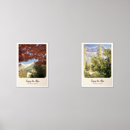 Set of 2 Nature Photo Posters | 5×7 Botanical Wall (正面)