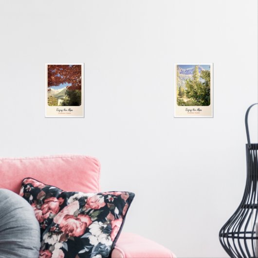 Set of 2 Nature Photo Posters | 5×7 Botanical Wall (リビング)