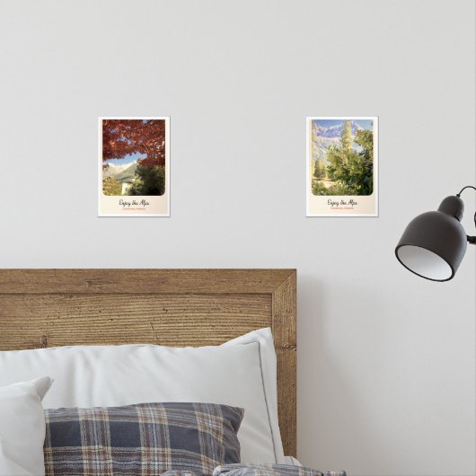 Set of 2 Nature Photo Posters | 5×7 Botanical Wall (寝室)